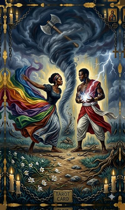 The Lovers — Oya & Shango